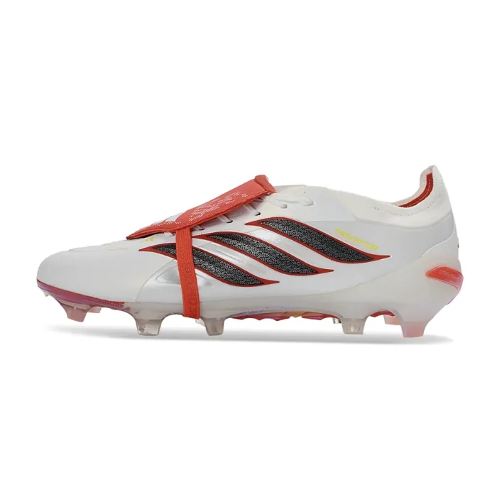 adidas Predator 26 Elite Fold-over Tongue FG White Orange