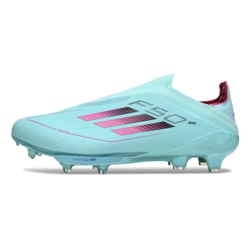 adidas F50+ Elite Laceless FG - Lucid Blue/Lucid Pink/Solar Slime