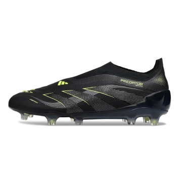 adidas Predator Elite Laceless FG Electric Stealth - Core Black Carbon Lucid Lemon