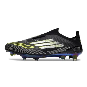 adidas F50+ Elite Laceless FG Black Silver Volt