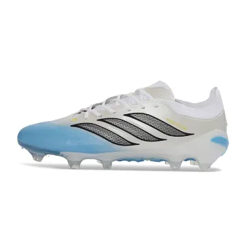 adidas Predator Elite FG White Blue Firm Ground Football Boot