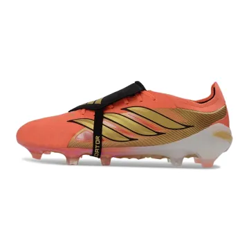 adidas Predator Elite Fold-over Tongue FG - Solar Red/Core Black/Gold Metallic