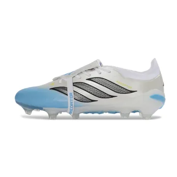adidas Predator Elite Fold-over Tongue FG White Blue