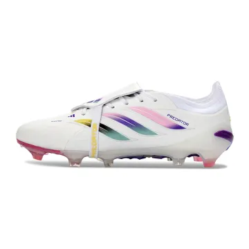 adidas Predator Elite Fold-over Tongue FG White Pink Purple