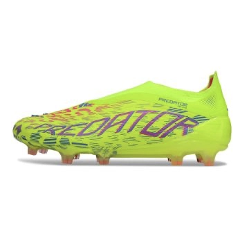adidas Predator Elite Laceless FG Mystic Victory - Lucid Lemon/Lucid Pink/Blue Fusion