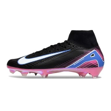 Nike Air Zoom Mercurial Superfly 10 Elite FG - Black/White/Blue/Pink