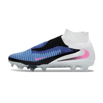 Nike Phantom 6 Elite High Cut FG Attack - Racer Blue/Pink Blast/White